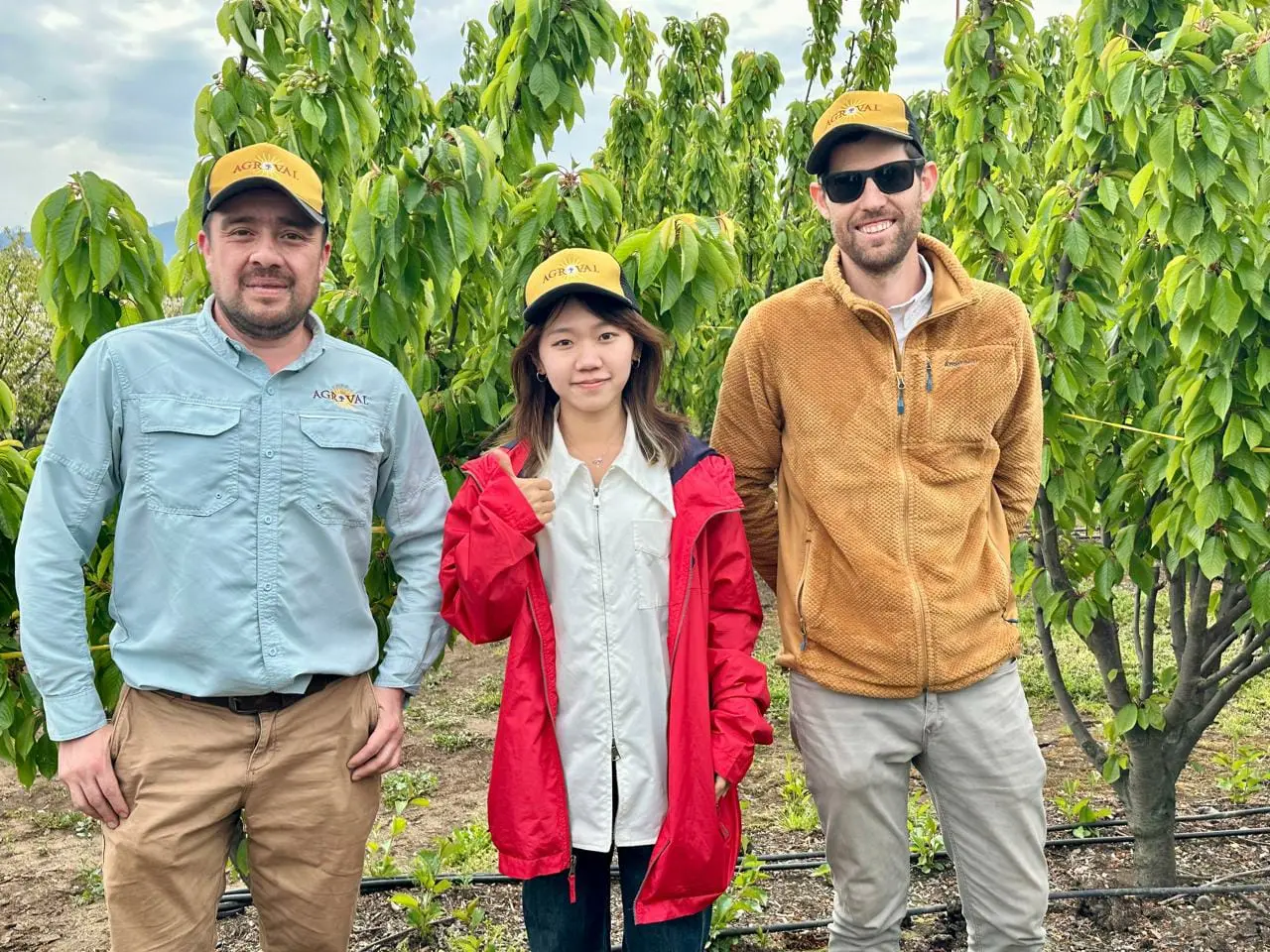 In the field with growers and buyers